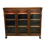 Victorian Oak Three Door Bookcase  - thumbnail 1 of 5