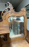 Antique Oak Side by Side Secretary Desk - thumbnail 7 of 8