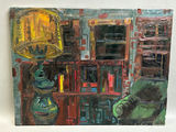 Abstract Living Room Scene Oil Painting - thumbnail 2 of 4