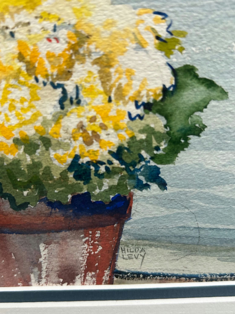 Signed Seascape Watercolor Painting - image 4 of 5