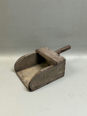 Antique Primitive Wooden Feed Scoop  - Image 1 of 6