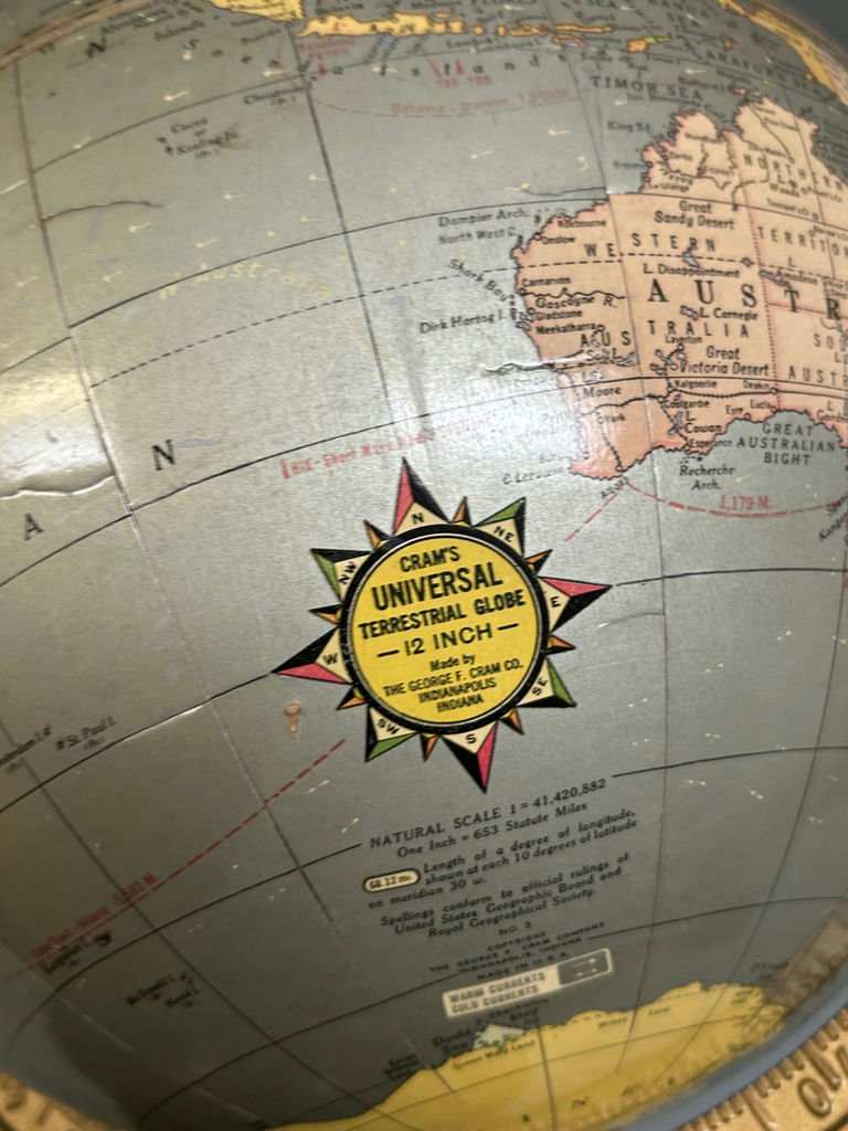 Vintage Globe by Crams Universal - image 2 of 5