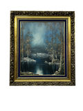 Landscape River Oil on Canvas Signed - thumbnail 1 of 5