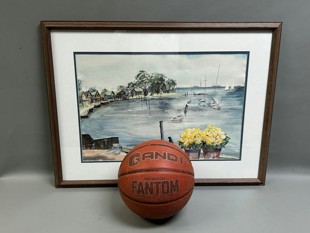 Signed Seascape Watercolor Painting - image 2 of 5