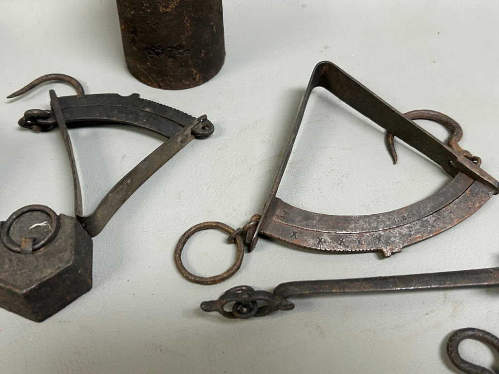 Antique Balance Scale Cast-iron Items  - image 3 of 7
