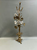 Mid-Century French Brass Bouquet 32.5'' - thumbnail 1 of 7