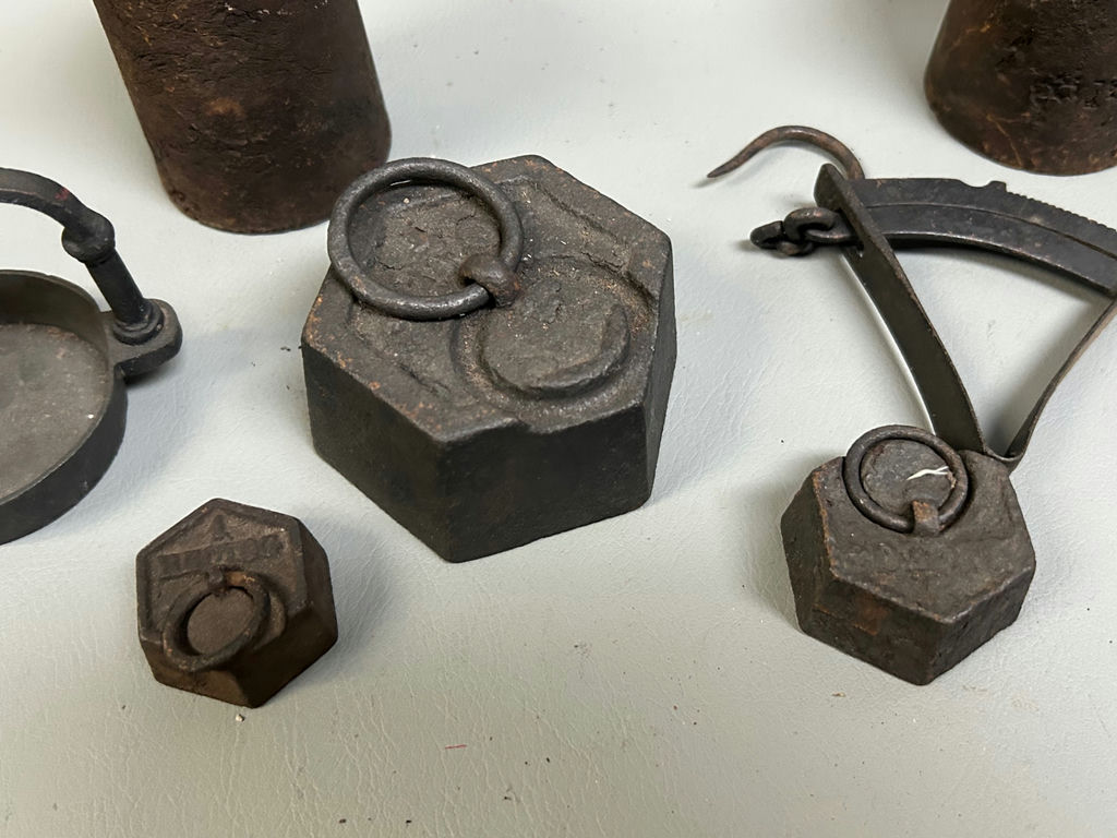 Antique Balance Scale Cast-iron Items  - image 4 of 7