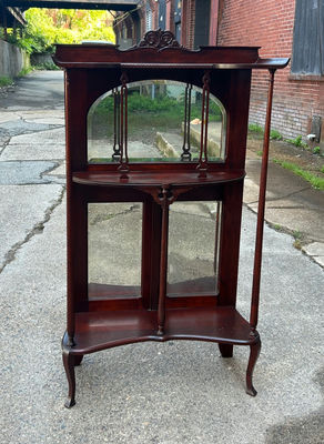 Victorian Carved Mahogany Etagere - Image 1 of 4