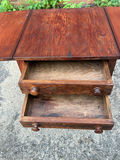 Antique Empire Dropleaf Work/Side Table  - thumbnail 3 of 6