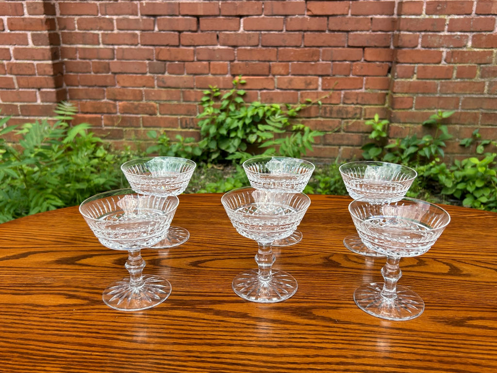Waterford Tramore Crystal Champagne Stem Glasses - image 1 of 6