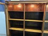 Victorian Oak Three Door Bookcase - thumbnail 4 of 5