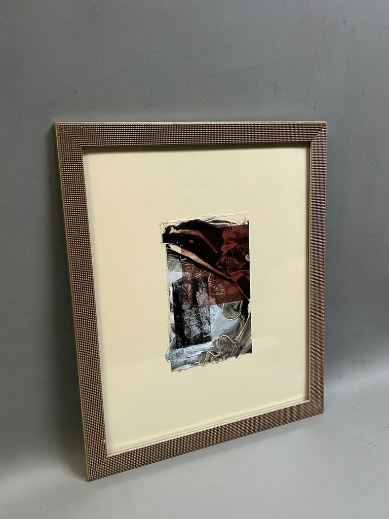 Abstract Acrylic Painting on Paper  - image 1 of 5