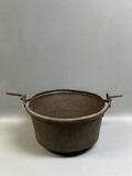Antique Hammered Copper Cauldron - thumbnail 1 of 5