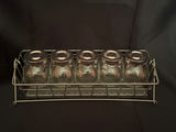 5-jar metal spice rack - thumbnail 2 of 4