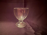 vintage clear glass egg cup - thumbnail 1 of 5