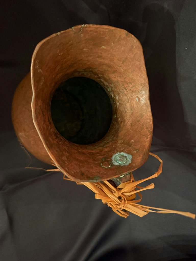 Vintage hand-hammered copper pitcher or ewer - image 4 of 7