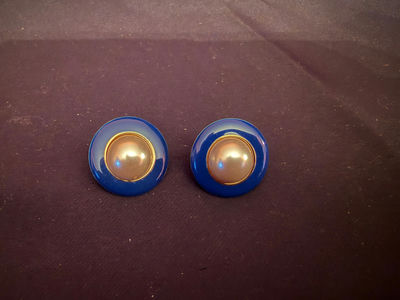 Vintage runway statement earrings - Image 1 of 2