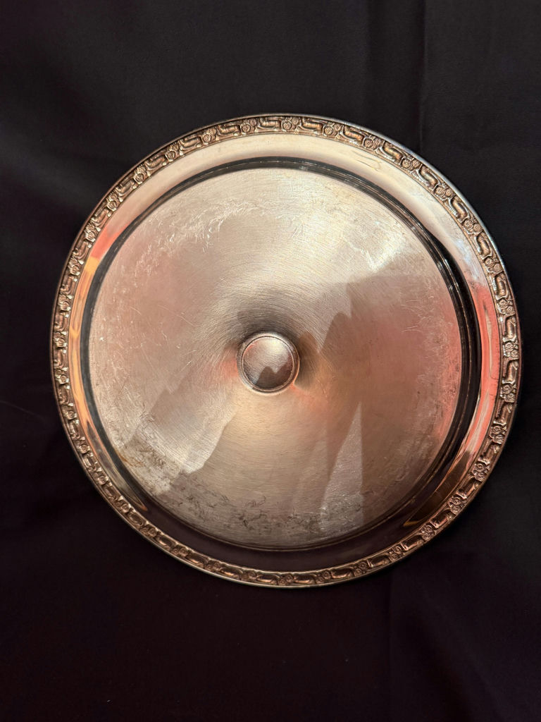 Vintage silver-plated chip and dip tray - image 3 of 5