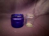 2 Vintage glass containers - thumbnail 1 of 2