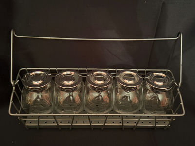 5-jar metal spice rack - Image 1 of 4