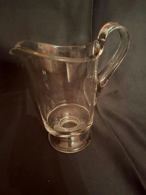 EAPG (Early American Pattern Glass) pedestal glass pitcher - Image 1 of 4