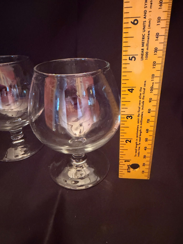 3 - brandy sniffer glasses - image 3 of 3