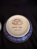 Bolesławiec Polish pottery sugar bowl with a lid - thumbnail 3 of 4