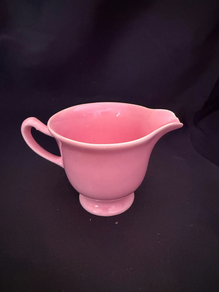 W.S. George vintage pink creamer - image 1 of 5