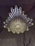 vintage Scandinavian clear glass water splash vase - thumbnail 2 of 3