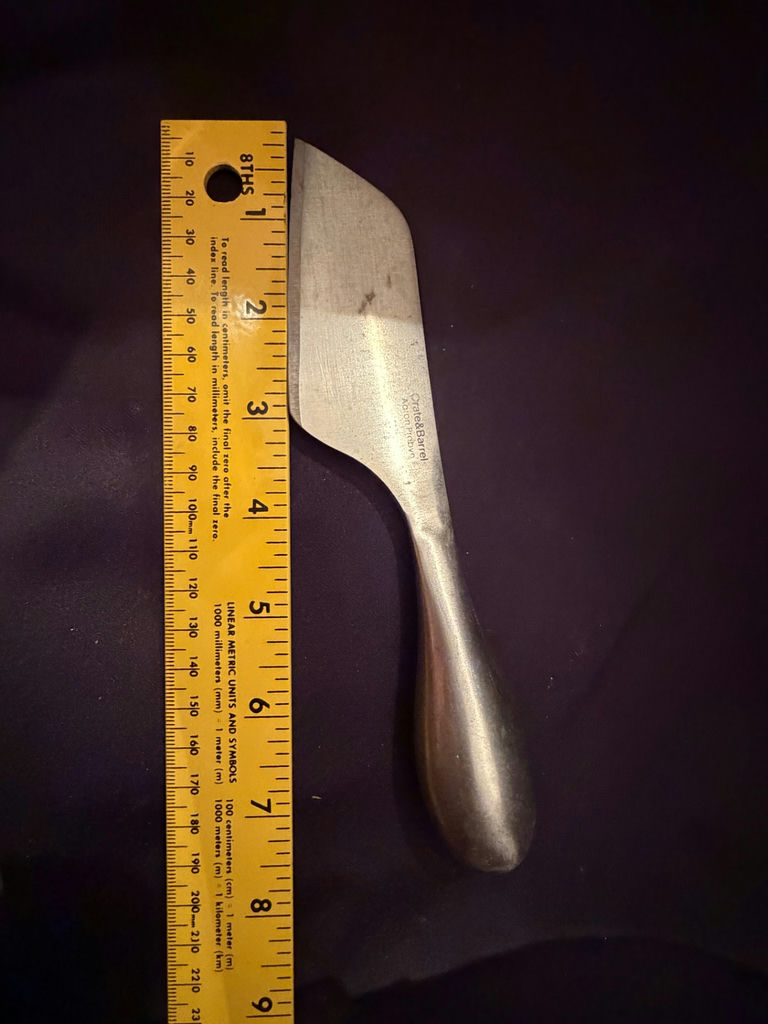 Crate & Barrel stainless steel cheese knife - image 2 of 2