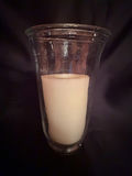 Clear glass hurricane candle holder - thumbnail 1 of 3