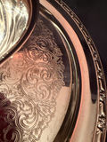 Vintage silver-plated chip and dip tray - thumbnail 4 of 5