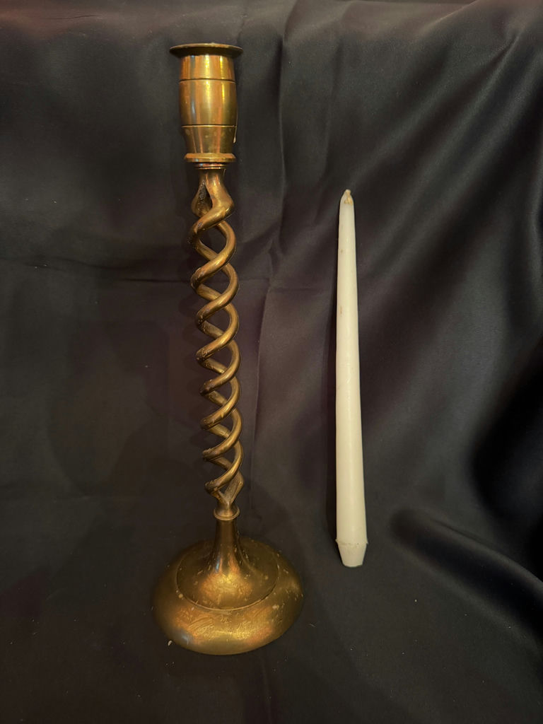 Vintage brass candle holder - image 1 of 5