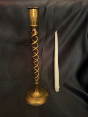Vintage brass candle holder - Image 1 of 5