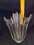 vintage Scandinavian clear glass water splash vase - thumbnail 3 of 3