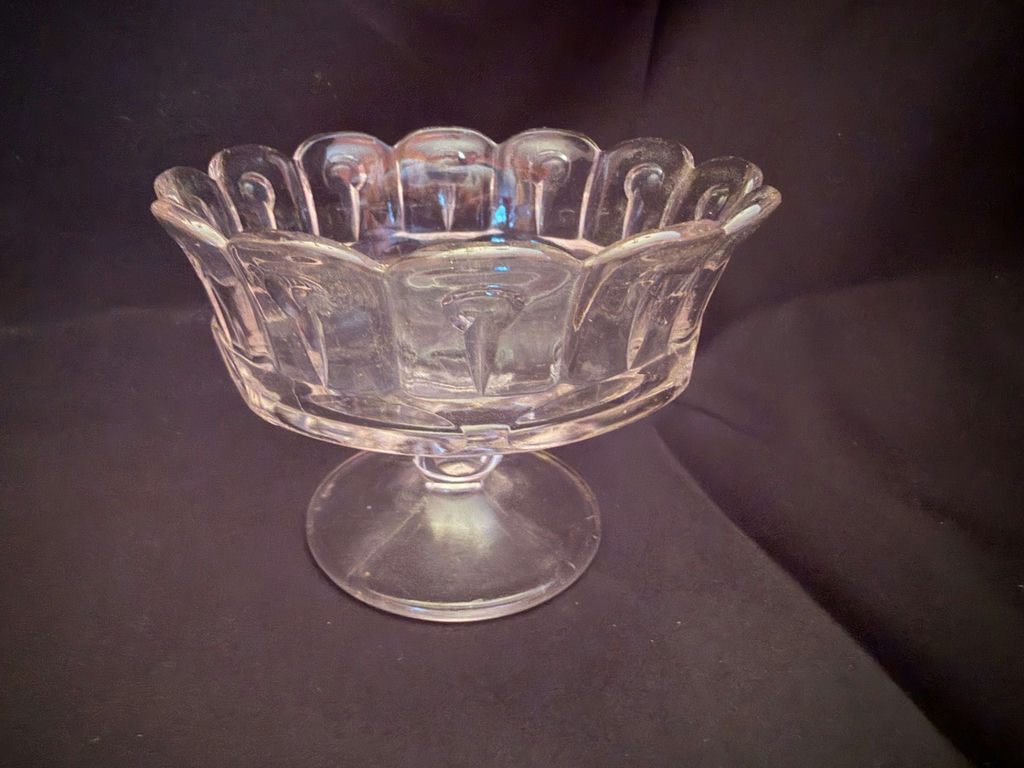 Early American Pattern Glass (EAPG) compote dish - image 1 of 3
