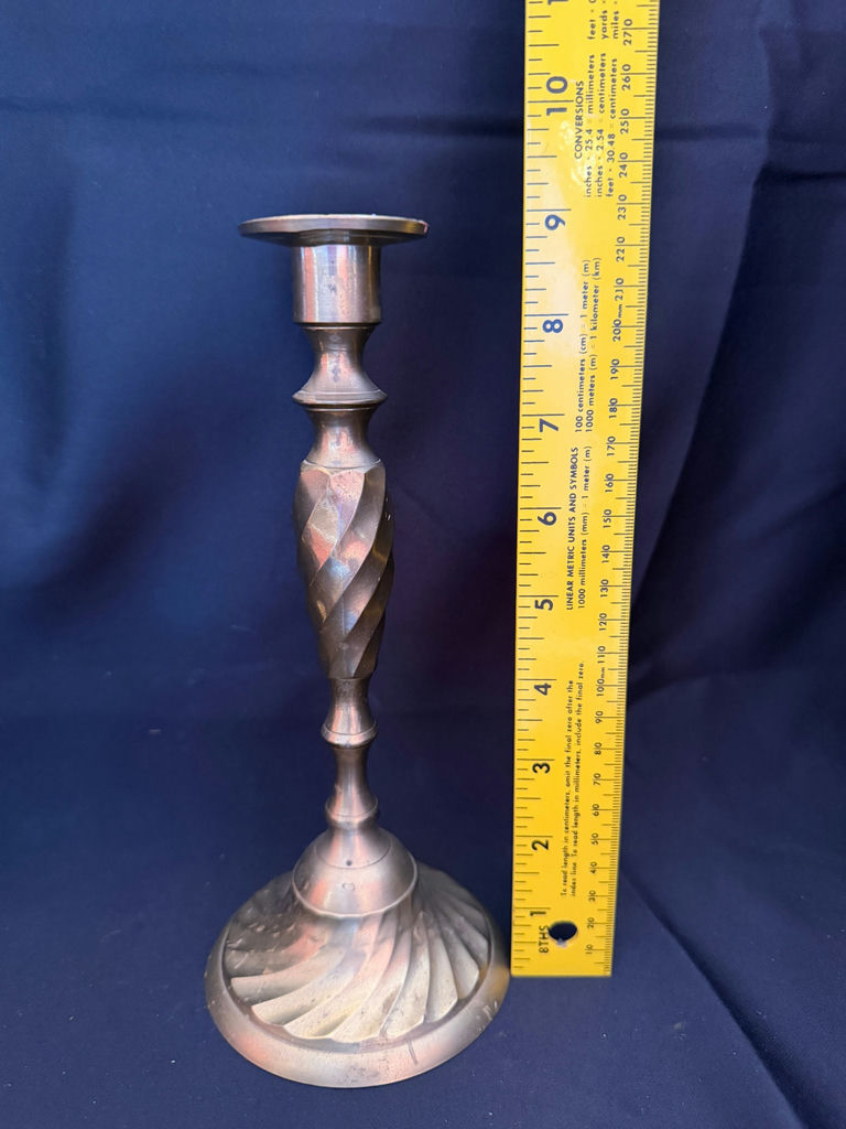 Vintage brass candlestick - image 2 of 2