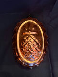 vintage copper mold shaped like a pineapple - thumbnail 1 of 2
