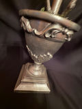 artificial English Ivy topiary tree in a decorative planter. - thumbnail 5 of 6