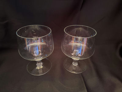 vintage Princess pattern brandy snifter glasses - Image 1 of 2