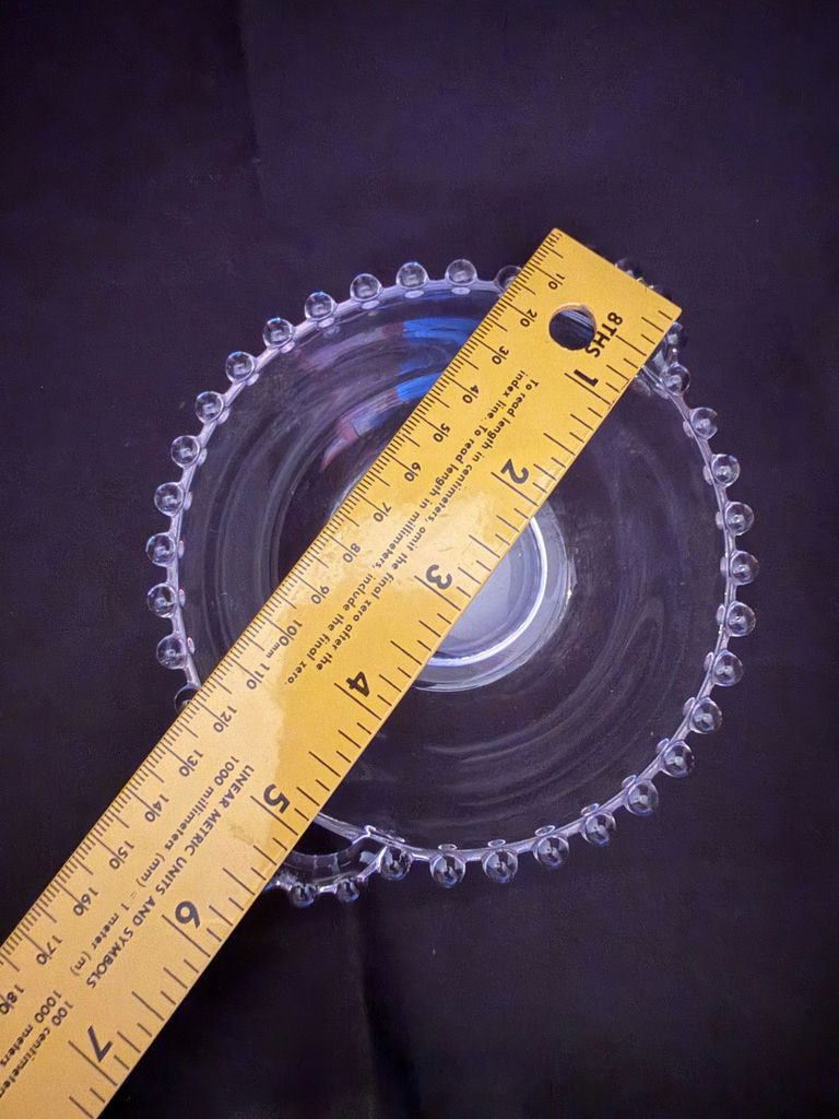 Vintage Imperial Glass Candlewick handled bowl - image 2 of 2
