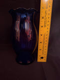 vintage cobalt blue glass vase - thumbnail 3 of 3