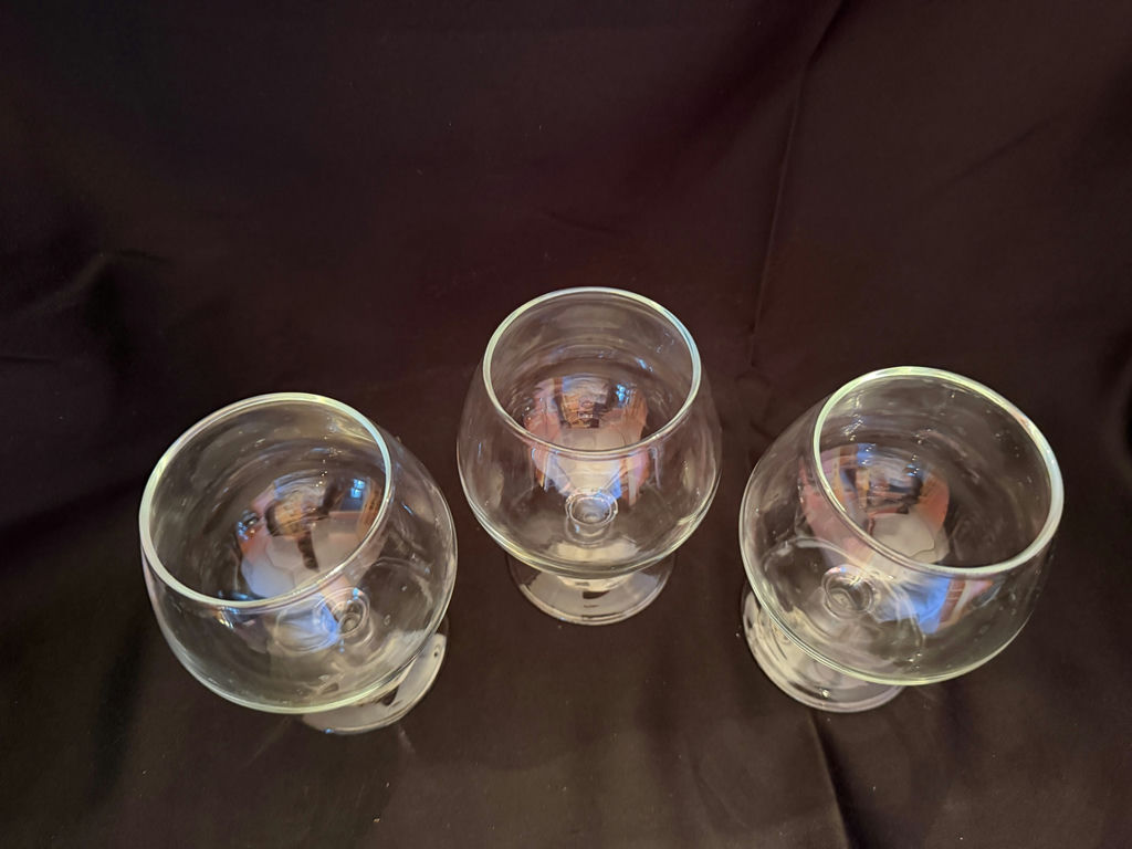 3 - brandy sniffer glasses - image 2 of 3