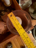 Clear glass hurricane vase or candle holder - thumbnail 3 of 3