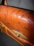 Hand tooled Mexican Leather Handbag - thumbnail 9 of 20