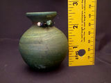 handcrafted Japanese-style raku pottery vase - thumbnail 2 of 2