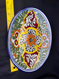 handcrafted Talavera Mexican pottery plate - thumbnail 4 of 4