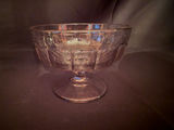 Vintage crystal footed compote bowl - thumbnail 1 of 4