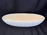 Vintage Haeger USA Pottery oval ribbed planter - thumbnail 1 of 5