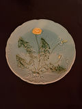 Vintage Majolica style ceramic plate made by G.S. Zell Baden in Germany - thumbnail 1 of 3